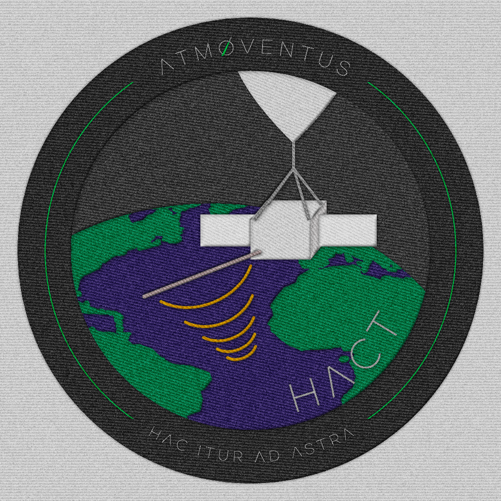 The mission patch of our HACT-mission
